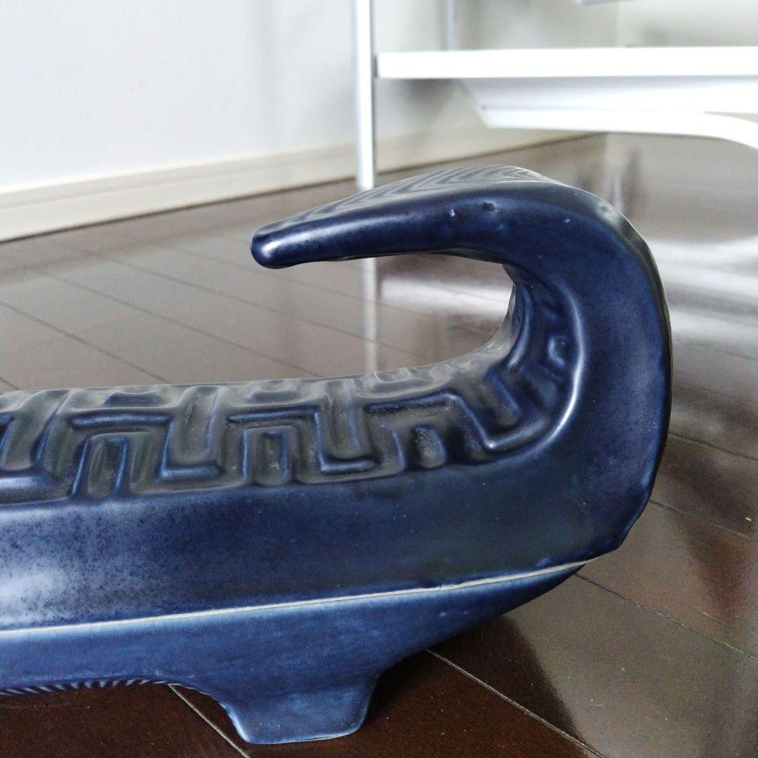 ジョナサンアドラー ラコステ 陶器 置物 小物入れ オブジェ ワニ型 限定