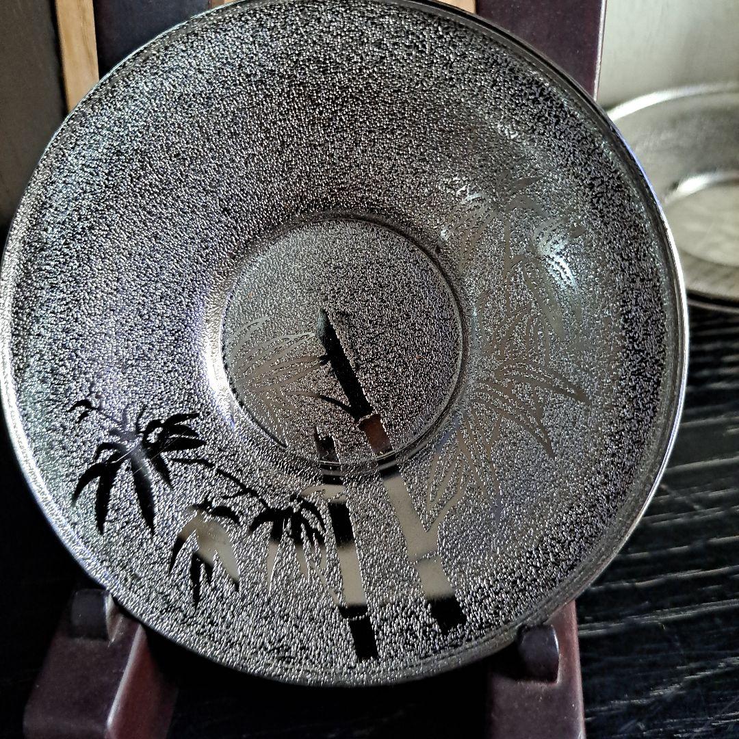 高岡銅器　新品　銅製茶托　五托　瑞峰造　共箱入　しをり