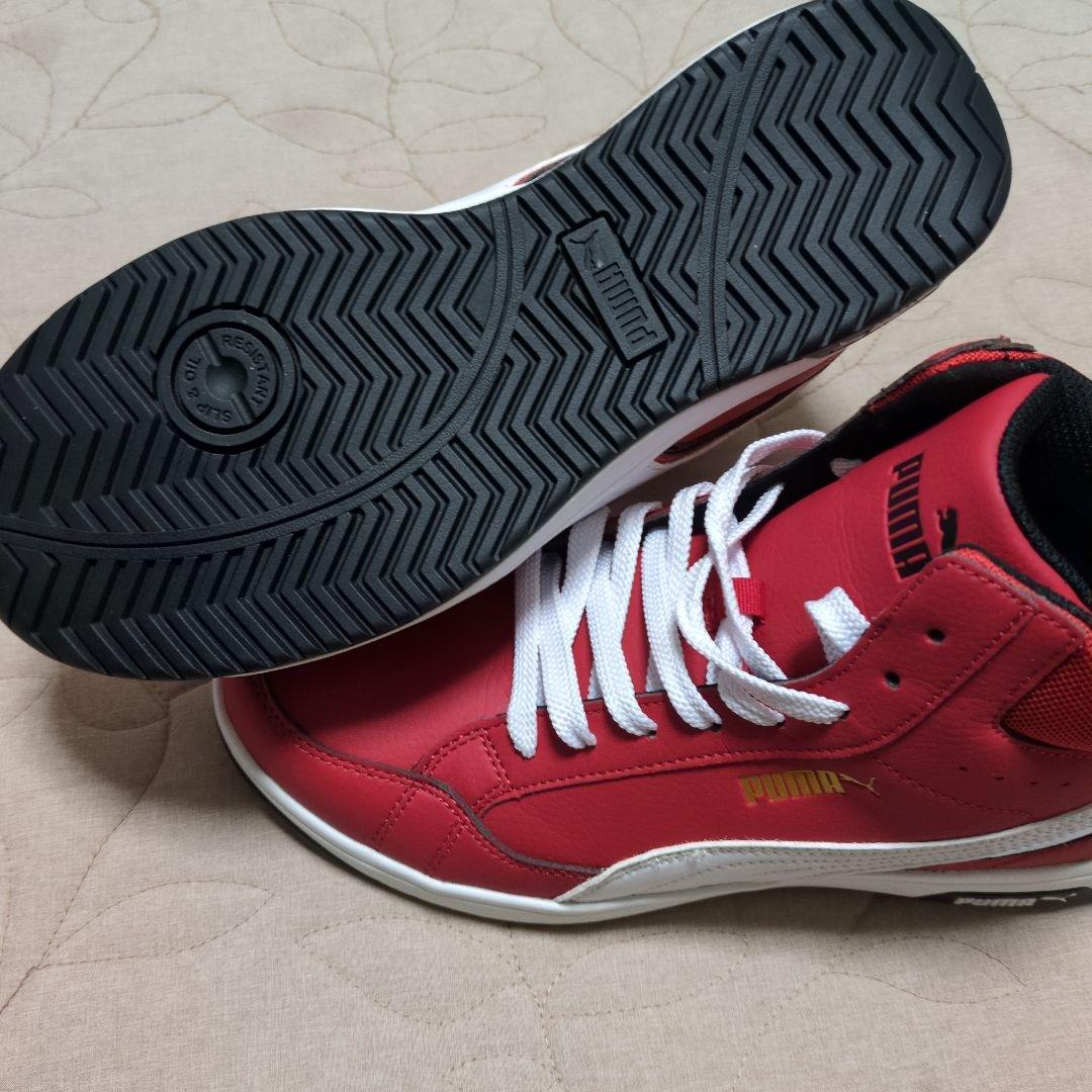 Puma ハイカット安全靴 レッド 27.0 cm