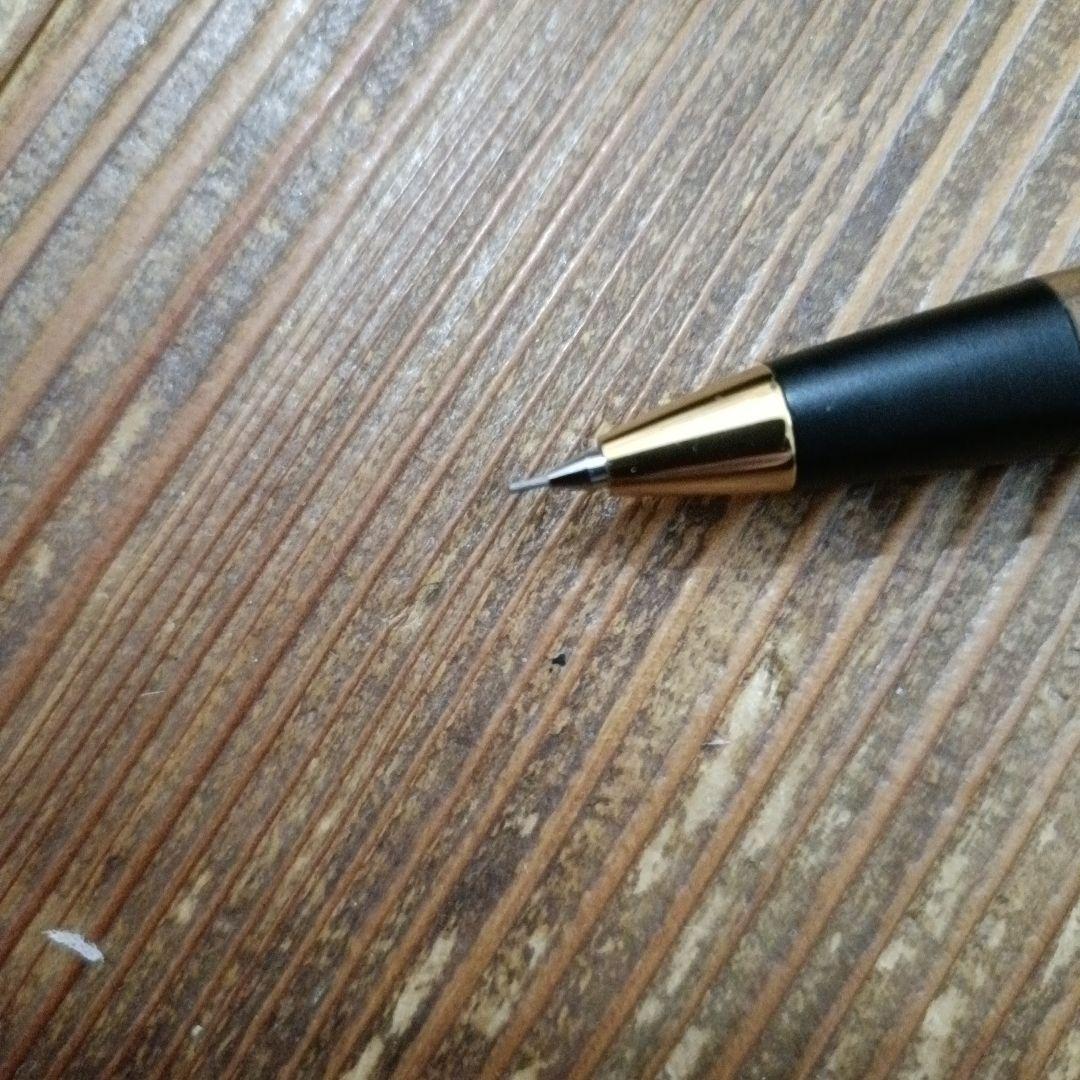 野原工芸　えんじゅ　槐　シャープペンシル　旧型ゴールドクリップ