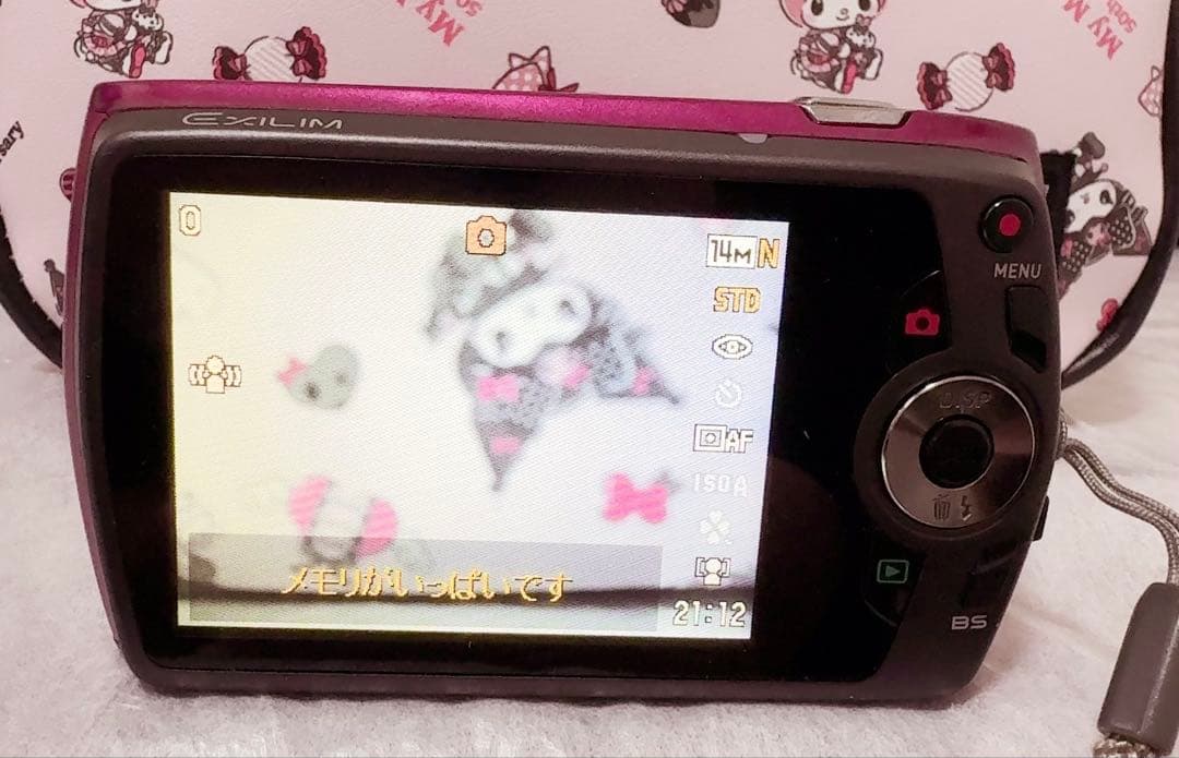 CASIO EXILIM デジタルカメラ デジカメ ピンク 紫