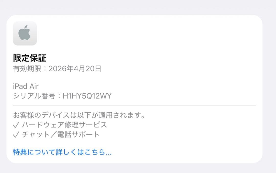 iPad air(M2) 11インチ Wi-Fi＋Cellular　256GB