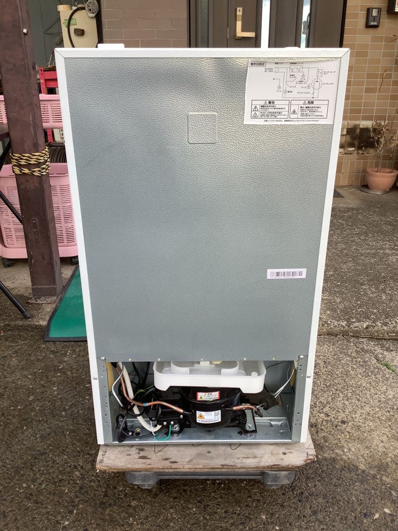 2ドア冷凍冷蔵庫 PRC-B092D-W 87L オーヤマ 2023年製