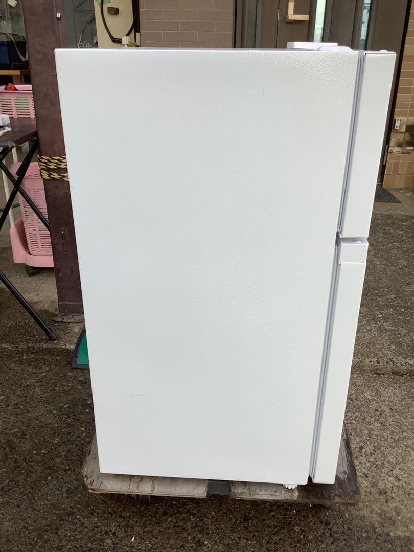 2ドア冷凍冷蔵庫 PRC-B092D-W 87L オーヤマ 2023年製