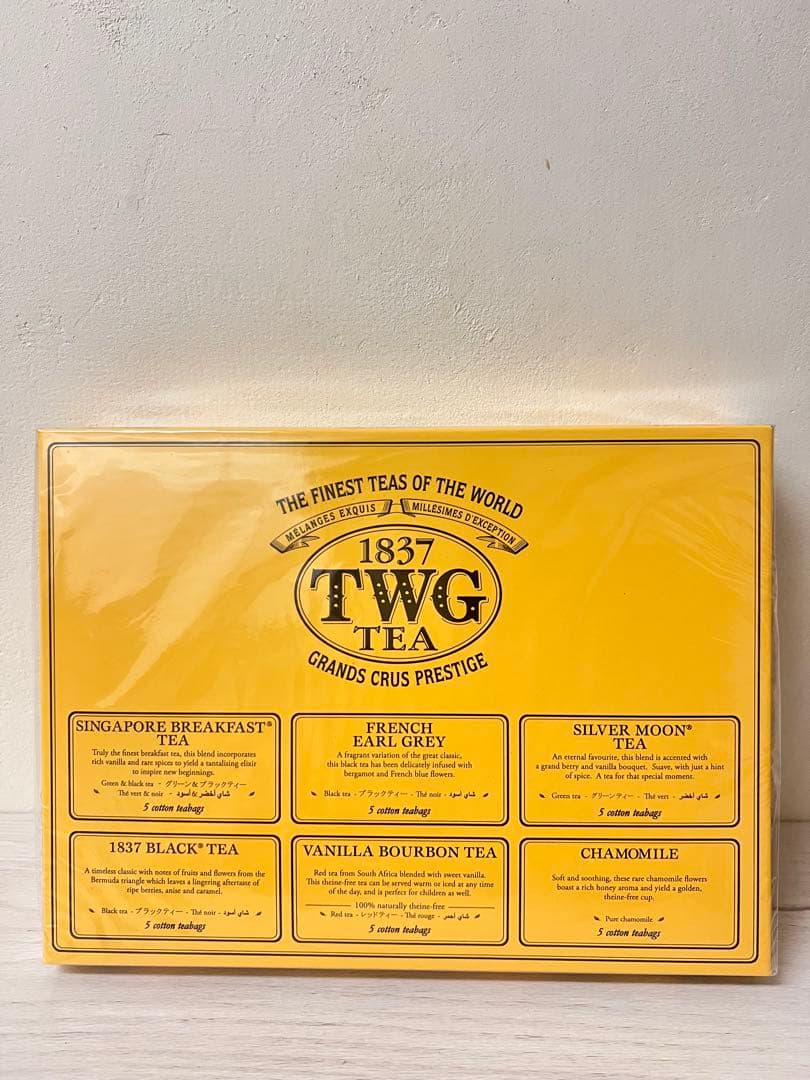 TWG 紅茶コレクション紙袋カード付