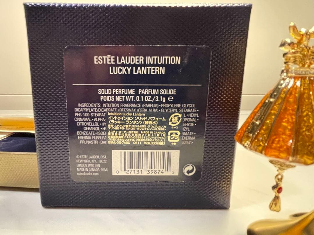 希少・美品ESTEE LAUDER2005 インテュイション ラッキーランタン