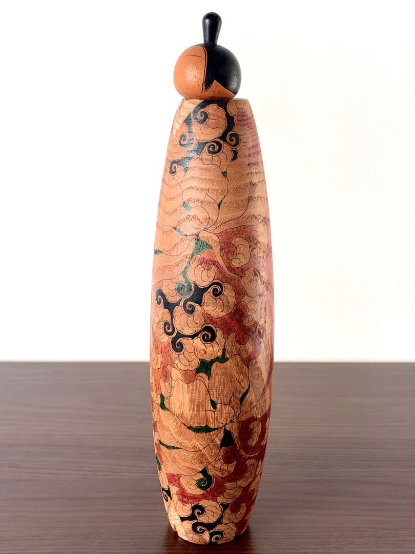 栗林 一雪 Issetsu 創作 こけし kokeshi 人形 繊細 古美術