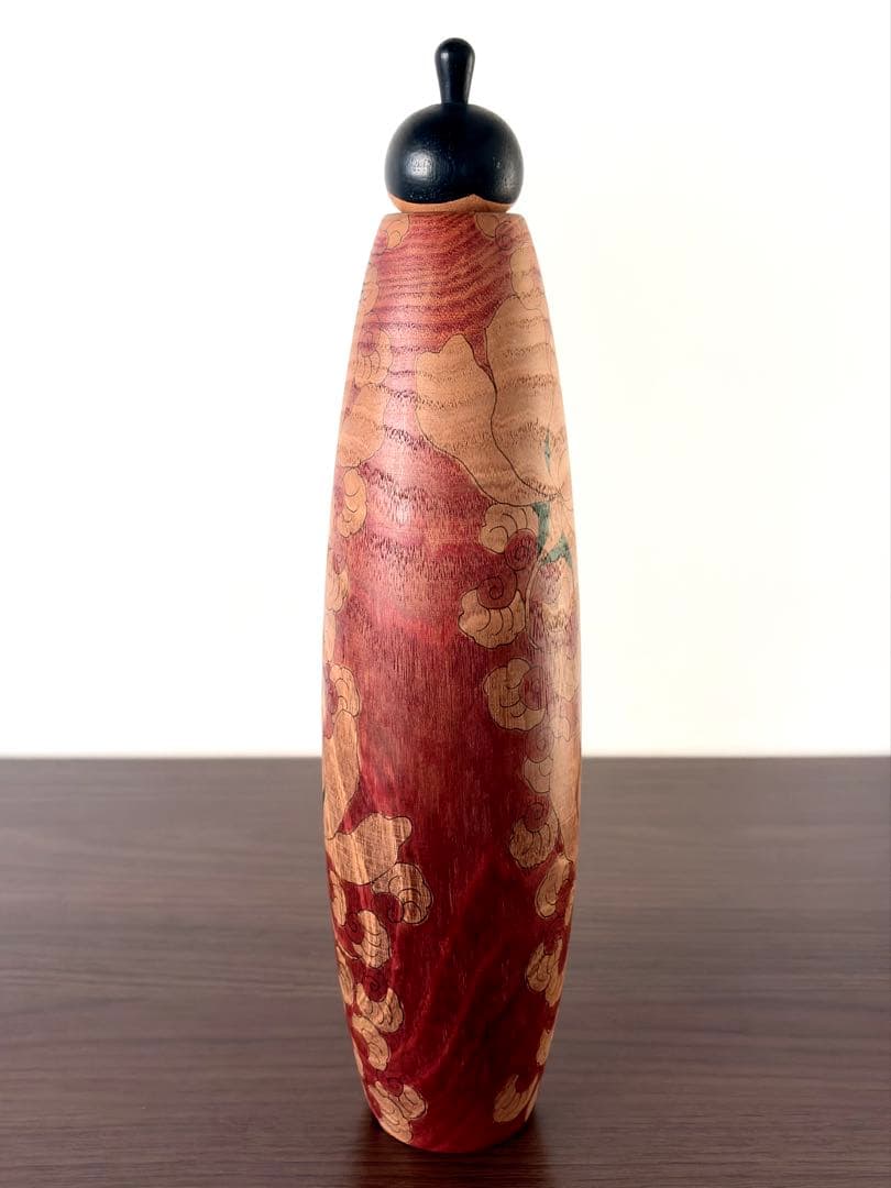 栗林 一雪 Issetsu 創作 こけし kokeshi 人形 繊細 古美術