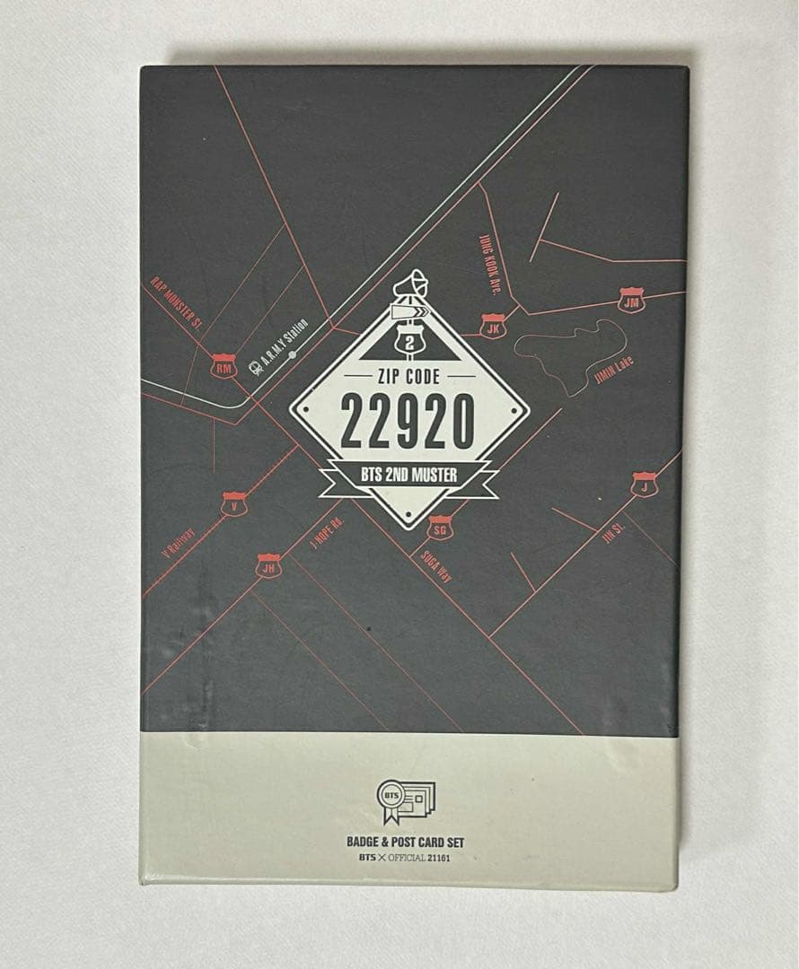 2ND MUSTER ZIP CODE 22920 バッジ・ポストカード