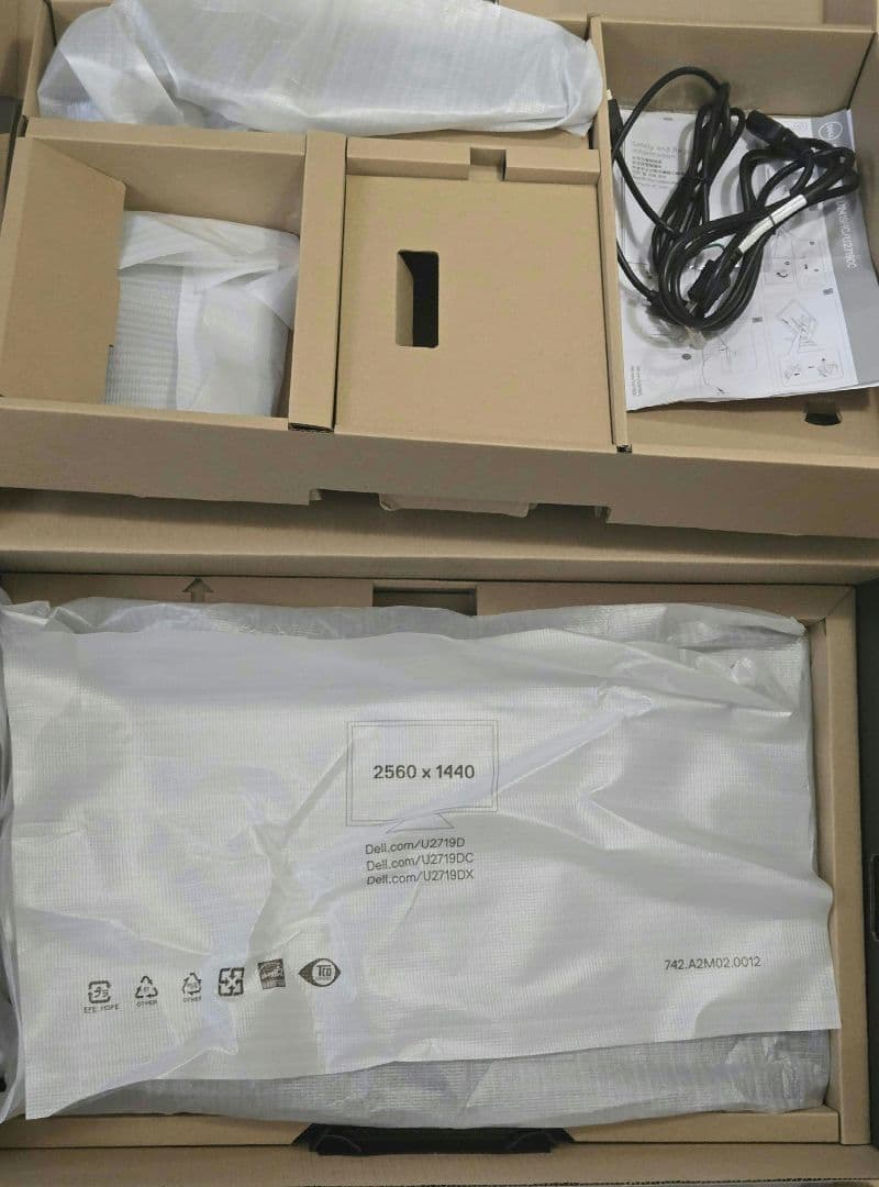 【美品】DELL U2719DC WQHD モニター TYPE C
