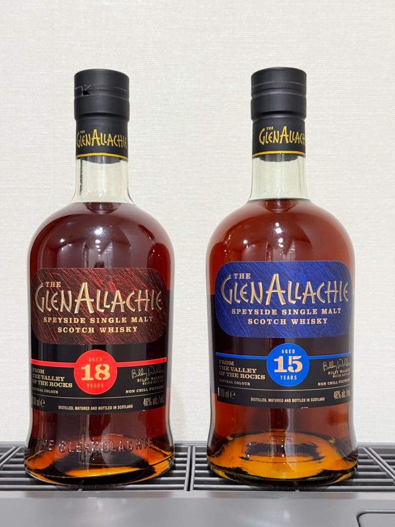 GlenAllachie グレンアラヒー　15年 & 18年 セット