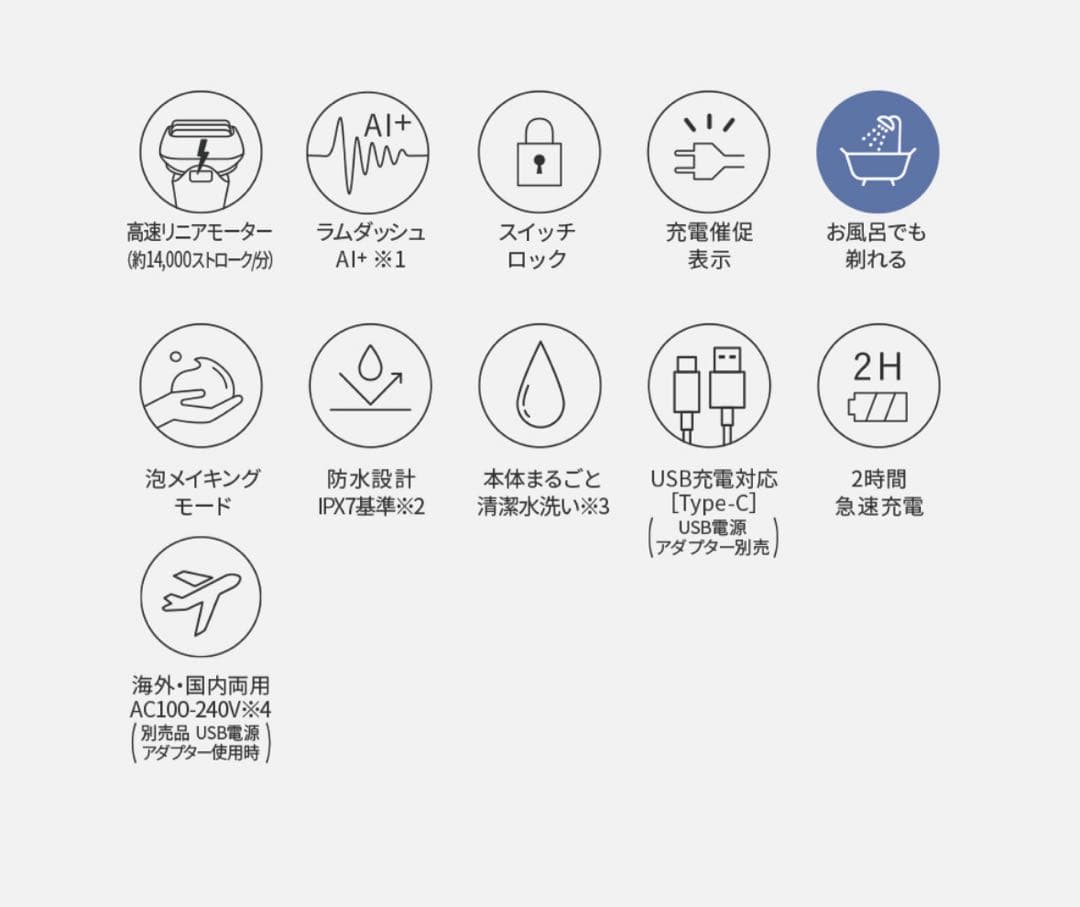【美品】ラムダッシュ パームイン／ES-PV6A（リコール対応済）