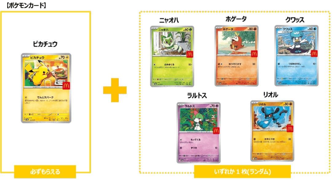 【新品未開封】ポケカ　マクドナルド ハッピーセット 2025 プロモパック