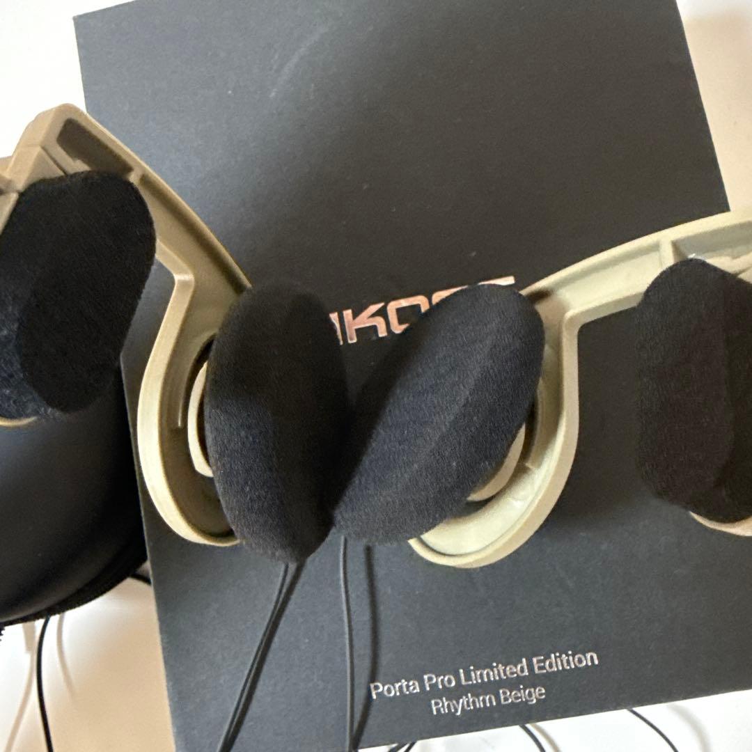 KOSS Porta Pro 限定版 オンイヤーヘッドホン リズムベージュ