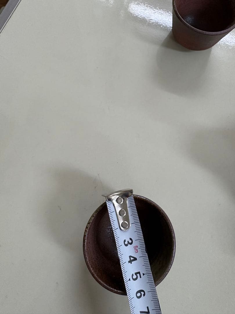【備前焼】宝瓶 煎茶器セット 湯呑五客 陶印「真」 煎茶道具 誂え箱