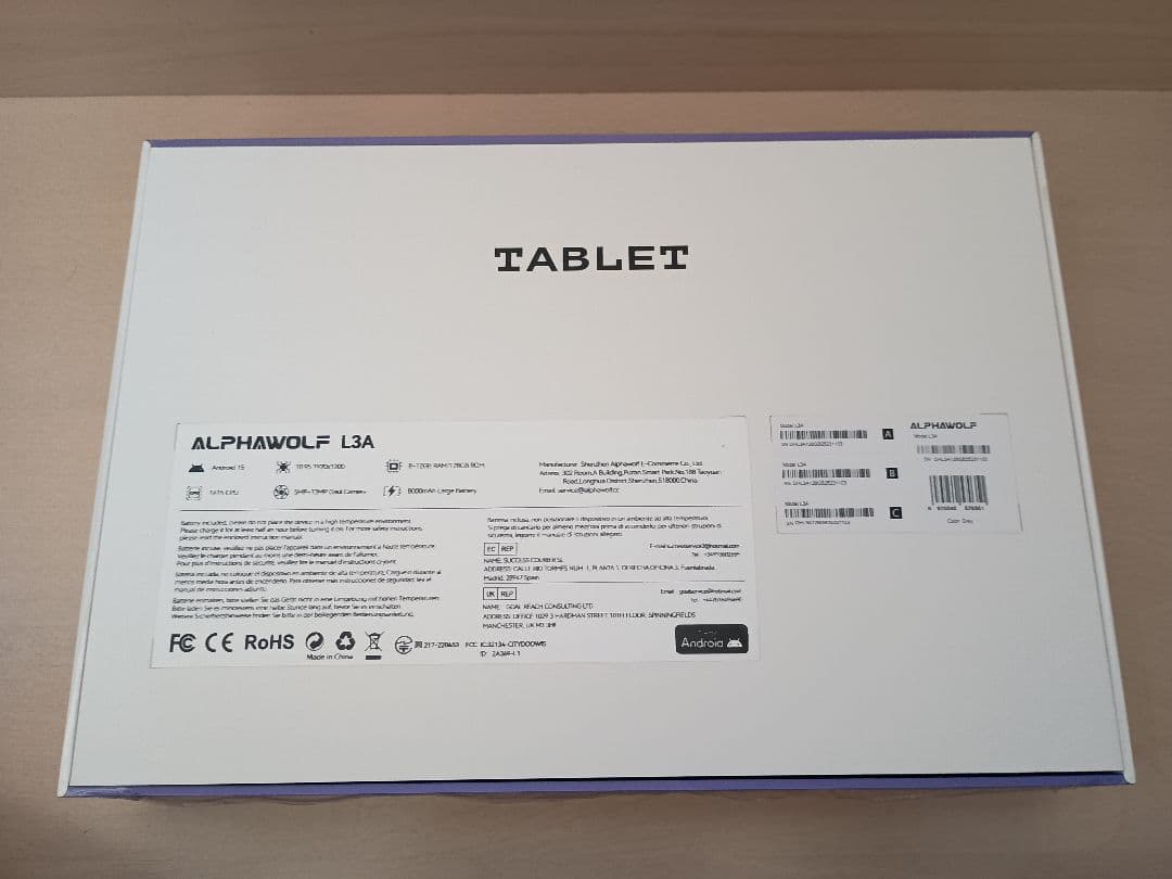 美品 LPad3A 11インチ 8000mAh T615 物理8GB最大20GB