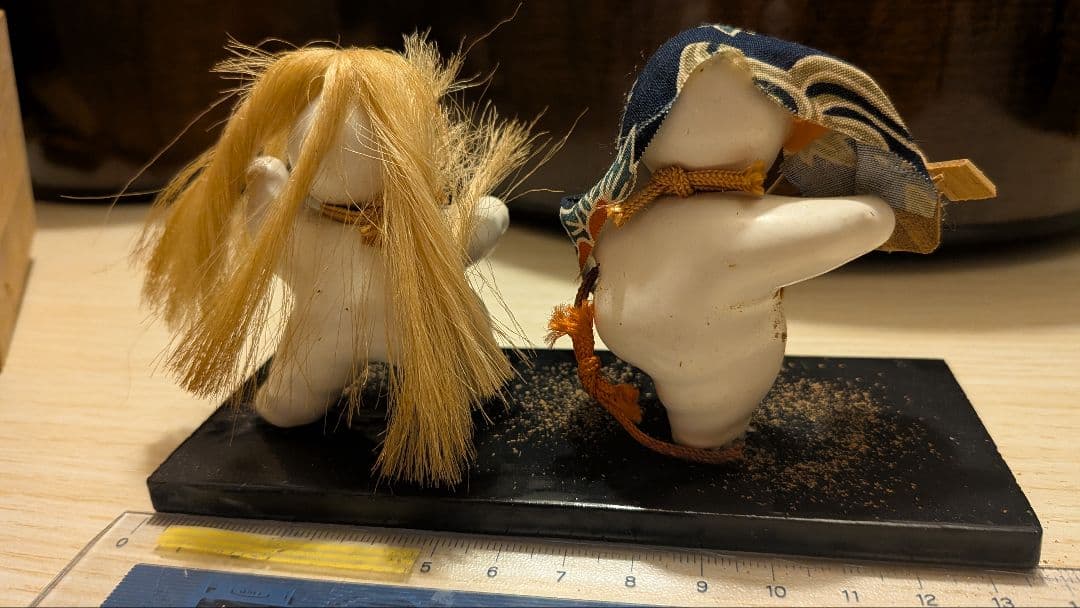 【共箱付き】加茂人形 光陽作 獅子舞 鏡獅子 木目込み人形 伝統工芸 郷土玩具