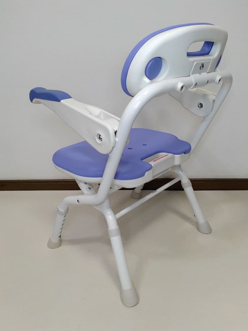 美品 安寿 折りたたみ シャワーベンチ FSフィット ブルー 送料無料