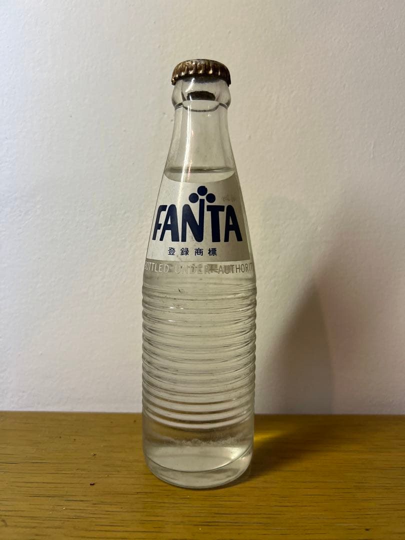 激レア　FANTA ガラスボトル ソフトドリンク　ビンテージ　未開封　昭和レトロ