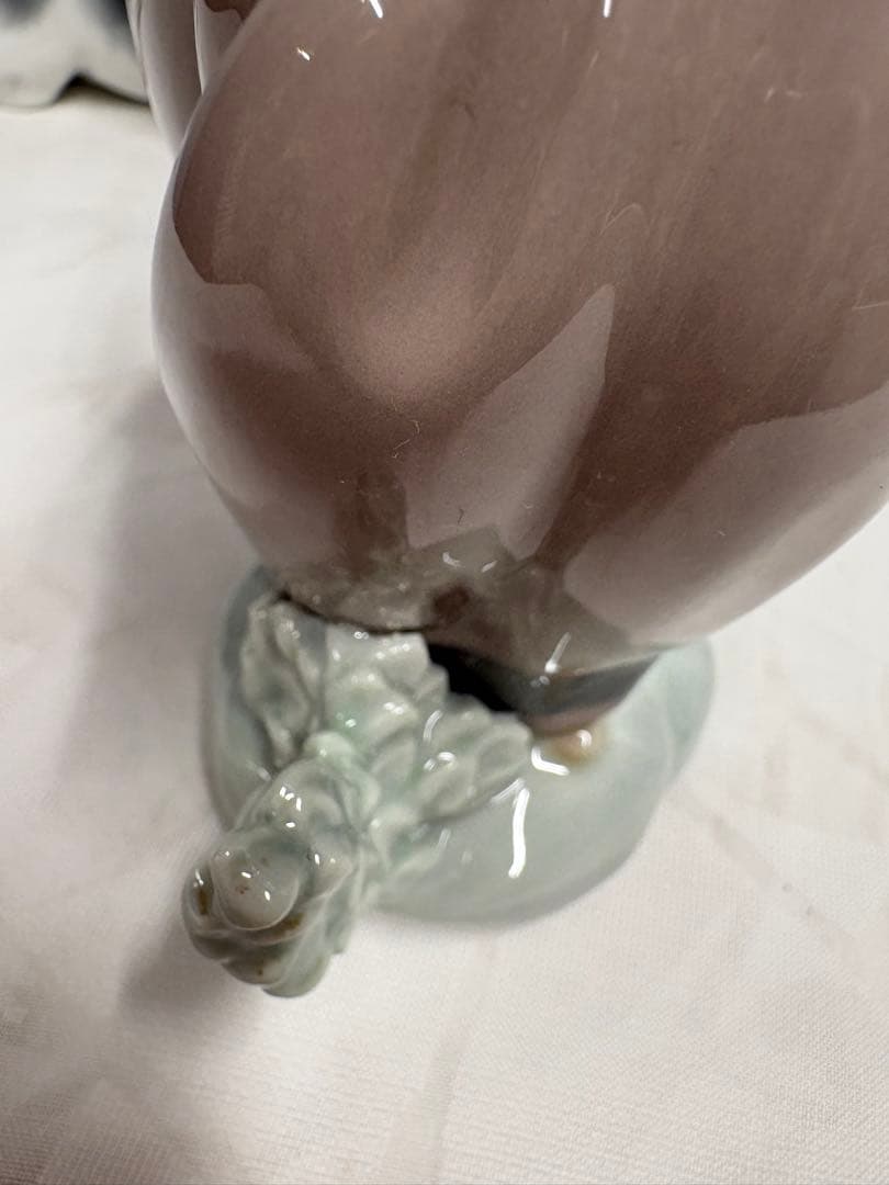 LLADRO リヤドロ「春が来た　花を持つ少女」 spring is Here