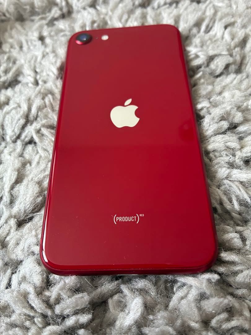 iPhone SE (第3世代) PRODUCT赤128Gバッテリー100%