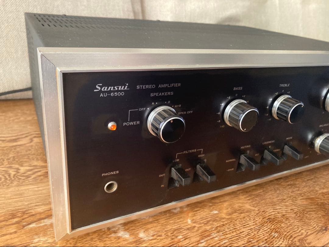 【動作品】 SANSUI プリメインアンプ AU-6500