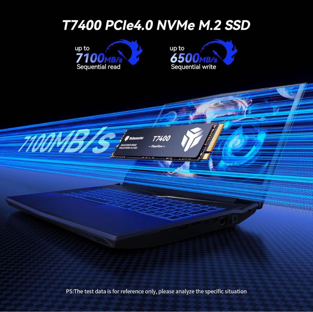 Yottamaster T7400 1TB SSD ストレージ 容量拡張 TLC