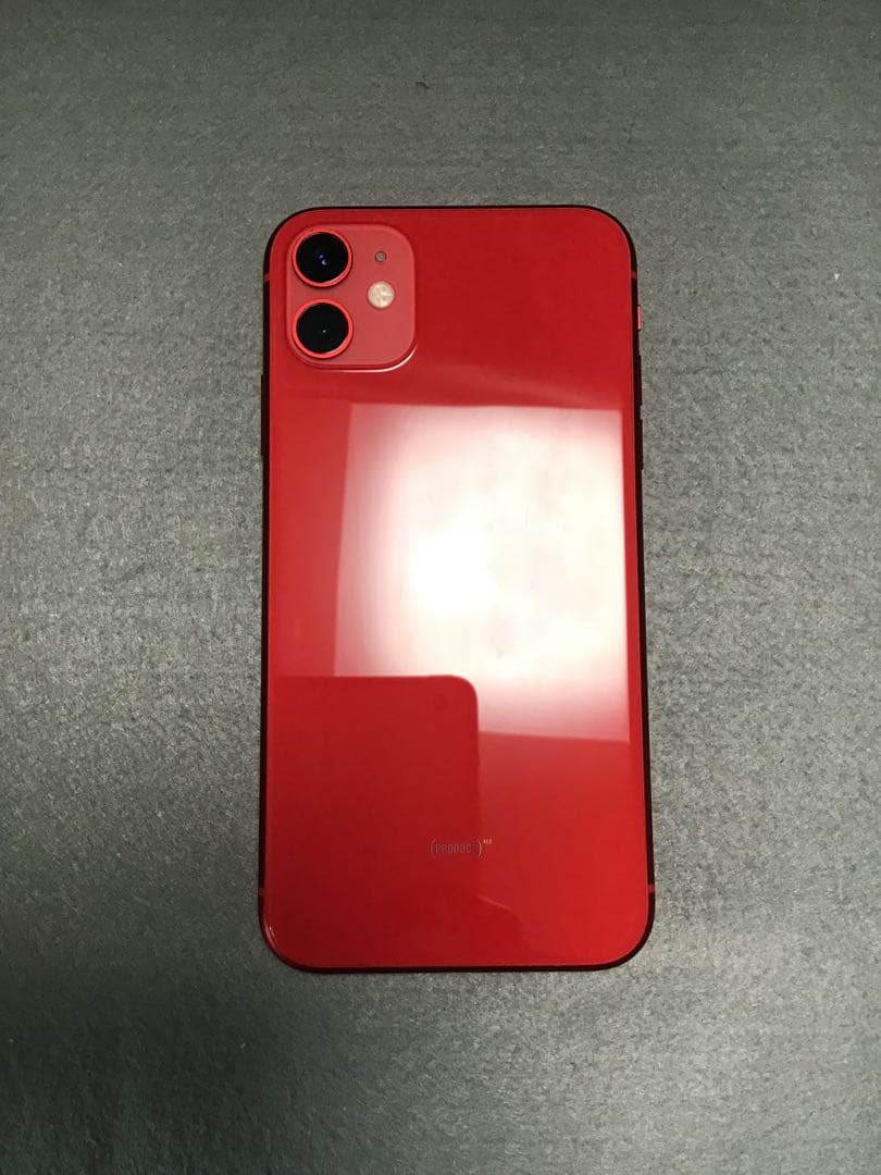 美品　国内版　SIMフリー　iPhone11 128GB レッド色