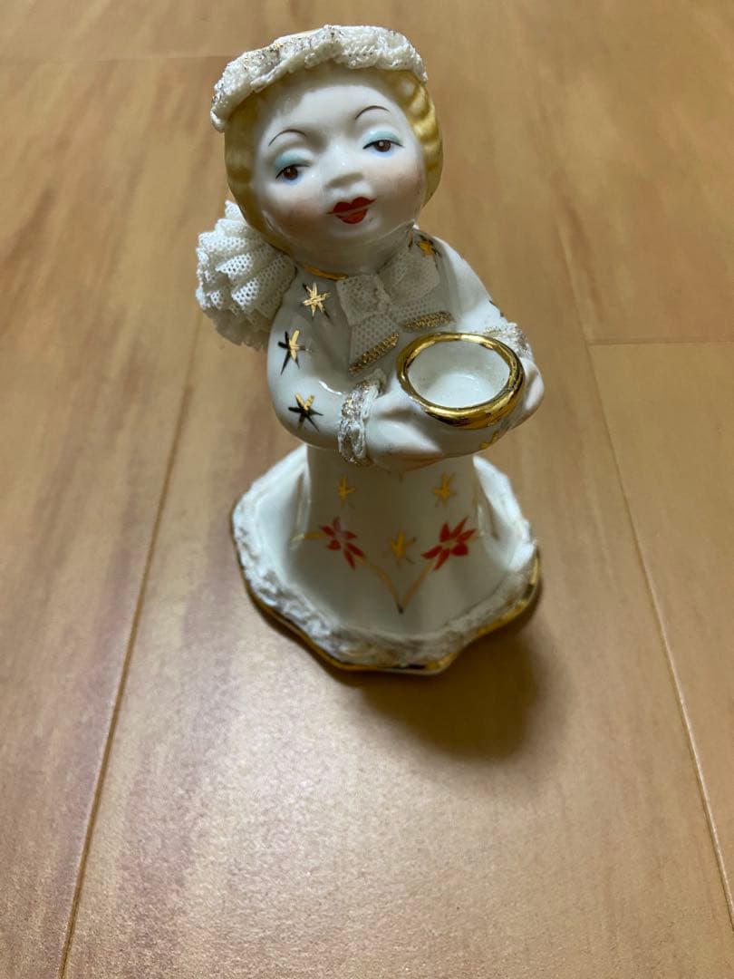アイリッシュドレスデン陶器置物