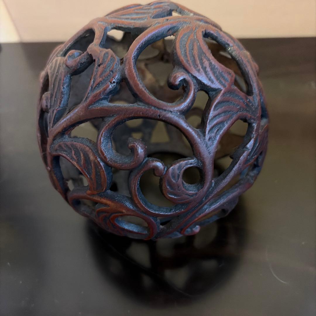 玉獅子　置物　高岡銅器　2/25.2/26発送不可