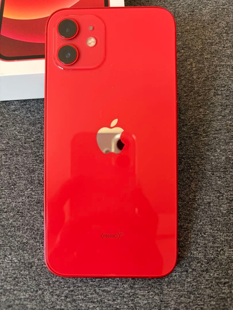 美品！iPhone12 128GB RED