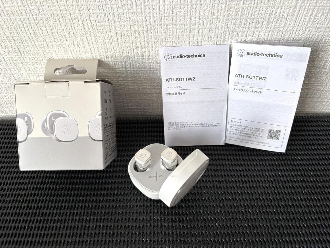 audio technica ATH SQ1TW2 ワイヤレスイヤホン