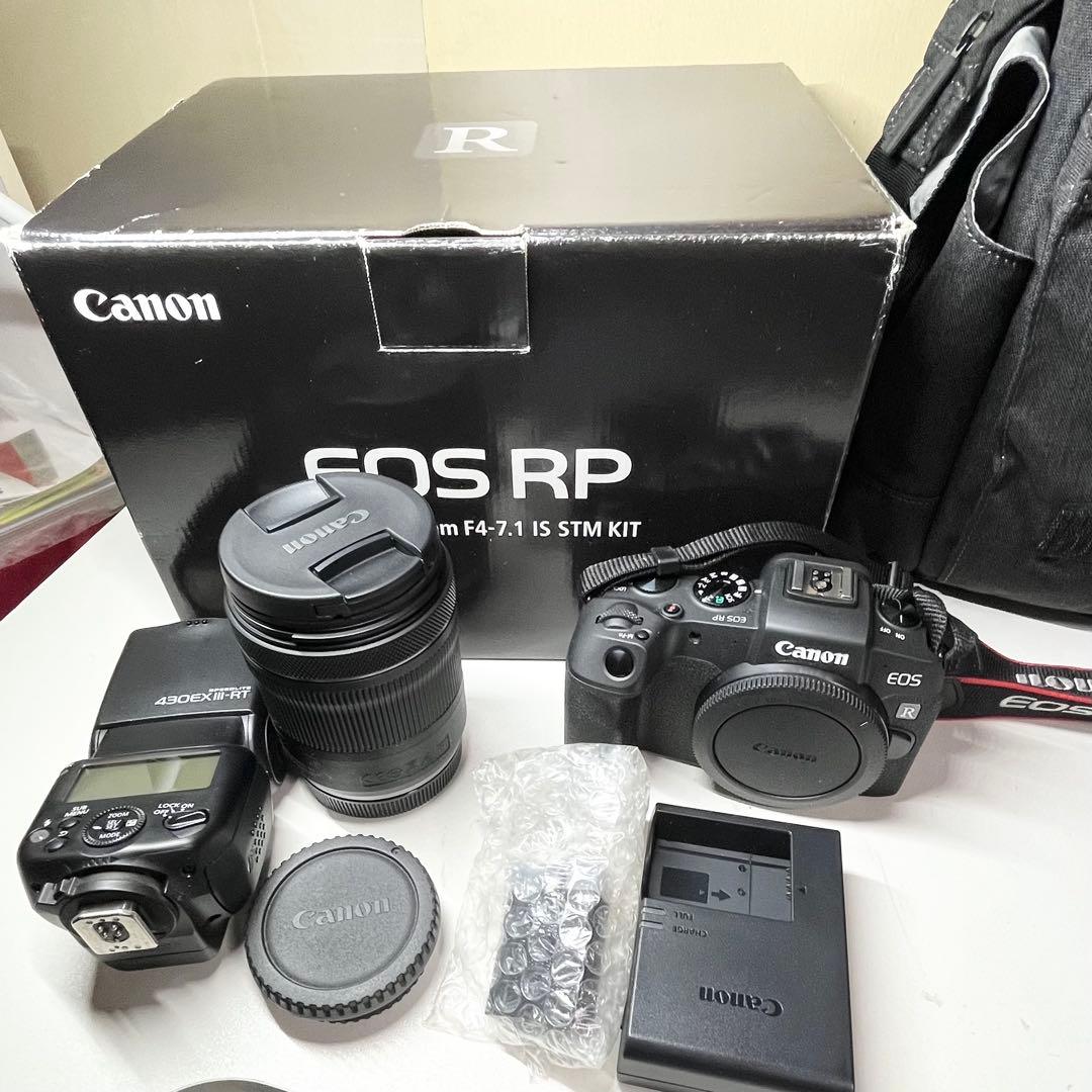 【新品同様500回未満】Canon EOS RP RF24-105mm 保証付
