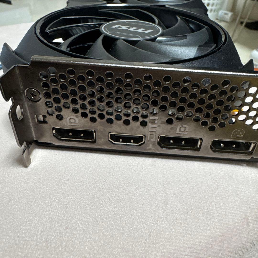 動作確認済み!MSIGeForceRTX4060VENTUS2X BLAC８ＧＢ