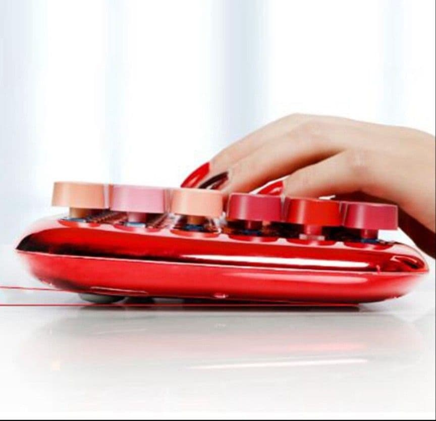 Bluetoothメカニカルキーボード 赤　美品