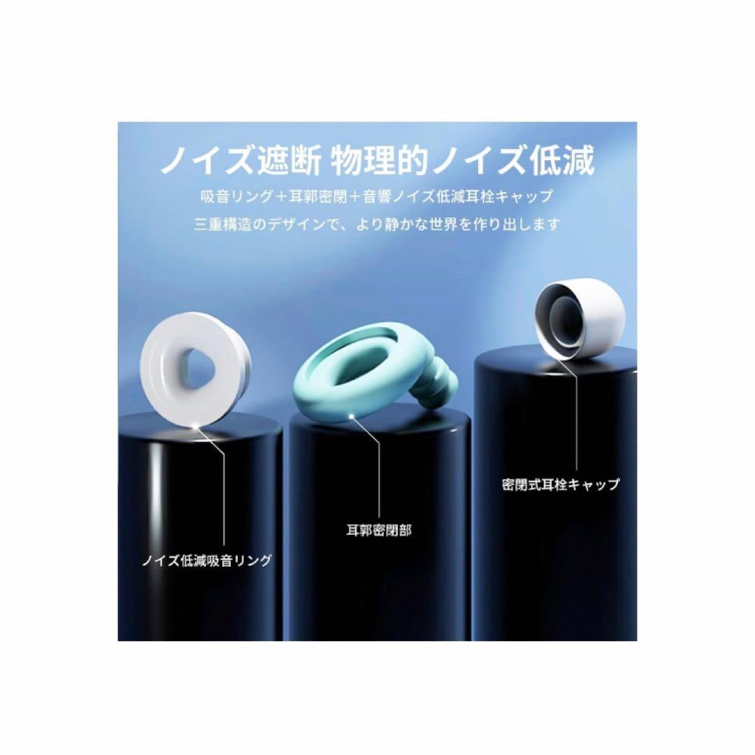 耳栓 睡眠用 静かさ 安眠 遮音40dB 耳痛くない 聴覚プロテクション 食品級