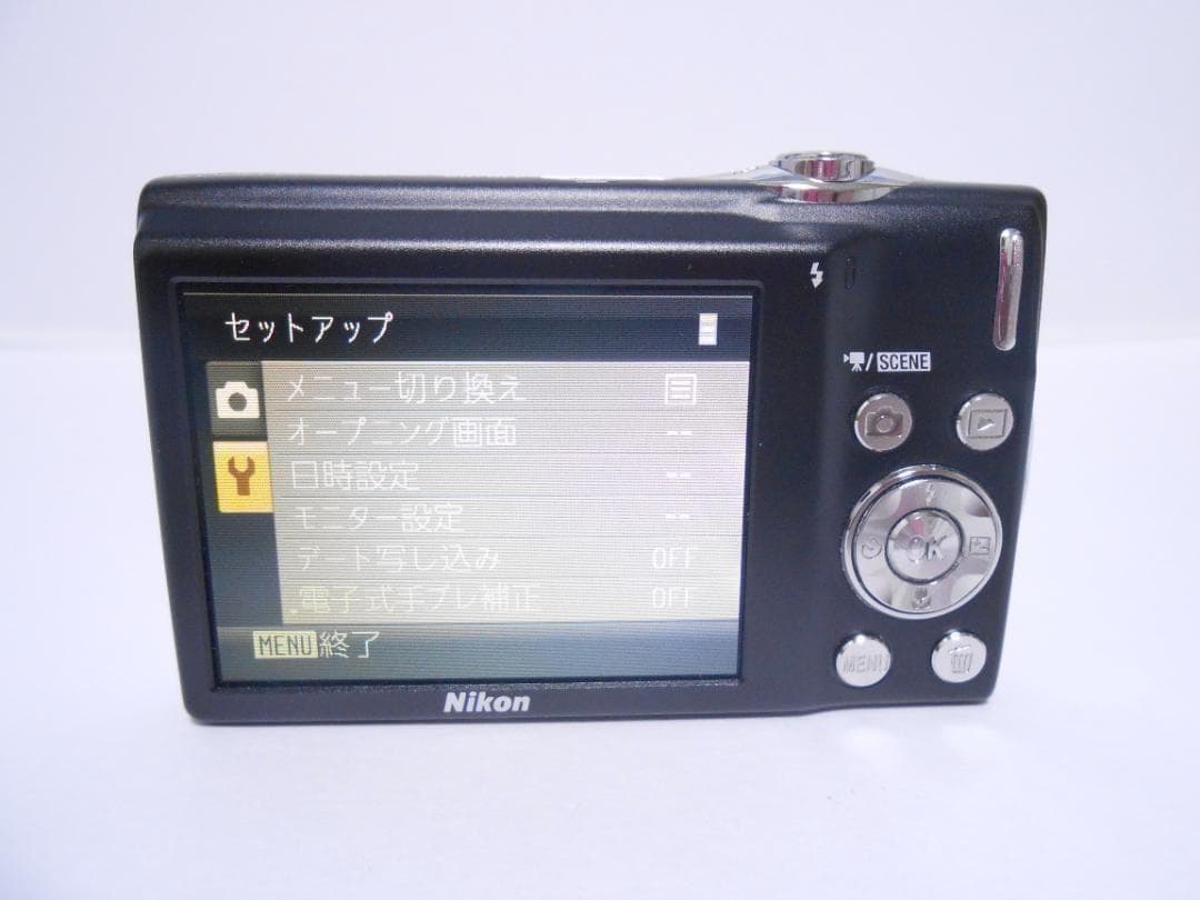 【美品・返品保証】　ニコン　Nikon COOLPIX S3000 シルバー