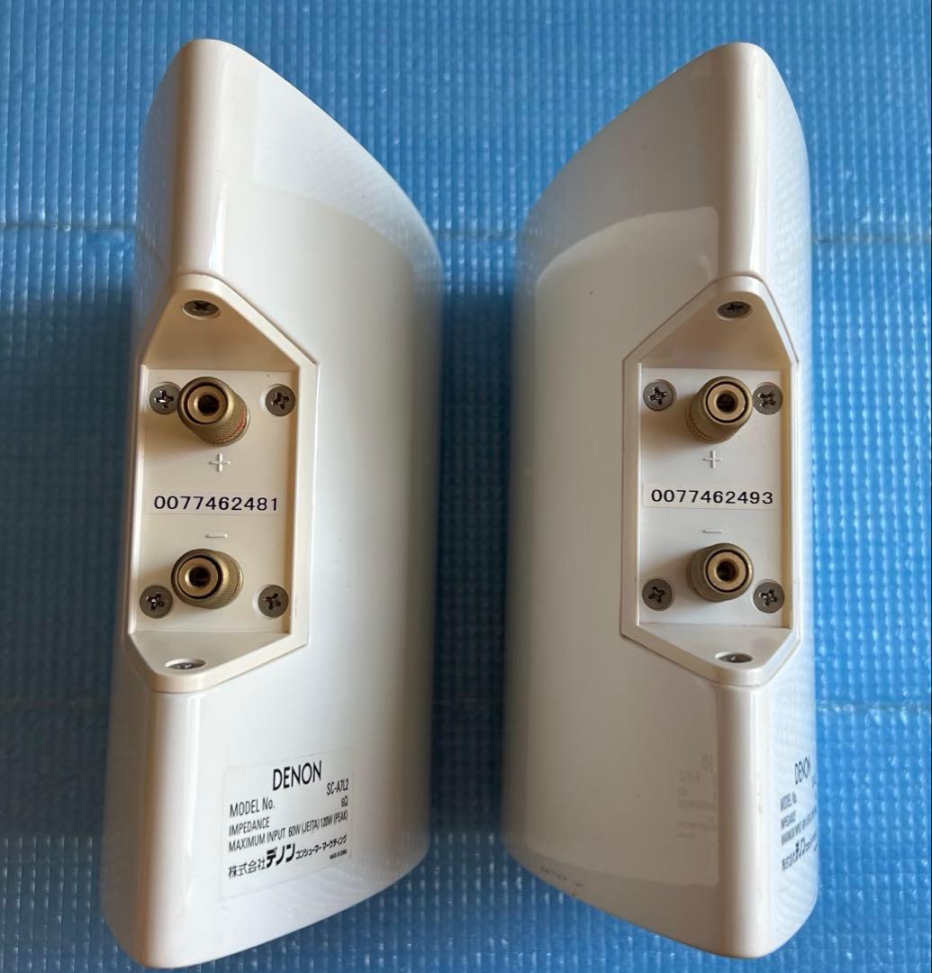 DENON スピーカー 2台セット ホワイト SC-A7L2