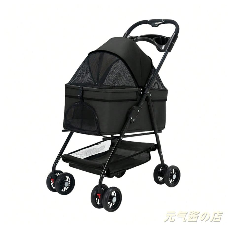 ペットカート 分離 2way 折りたたみ 自立可 軽快走行