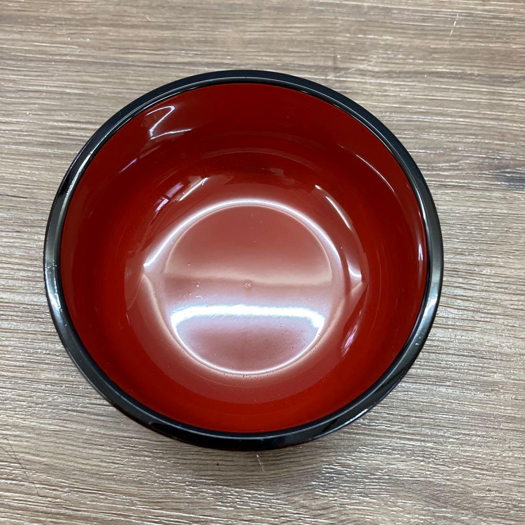 3F 桂由美 YUMI KATSURA 漆器 椀 5客セット 昭和レトロ 花柄