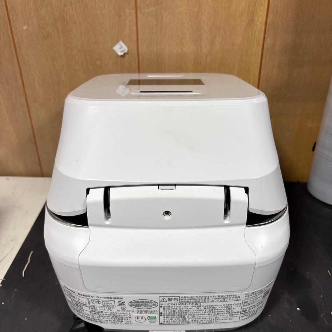 TOSHIBA RC-10ZWV 炊飯器 ホワイト 2023年　ジャンク