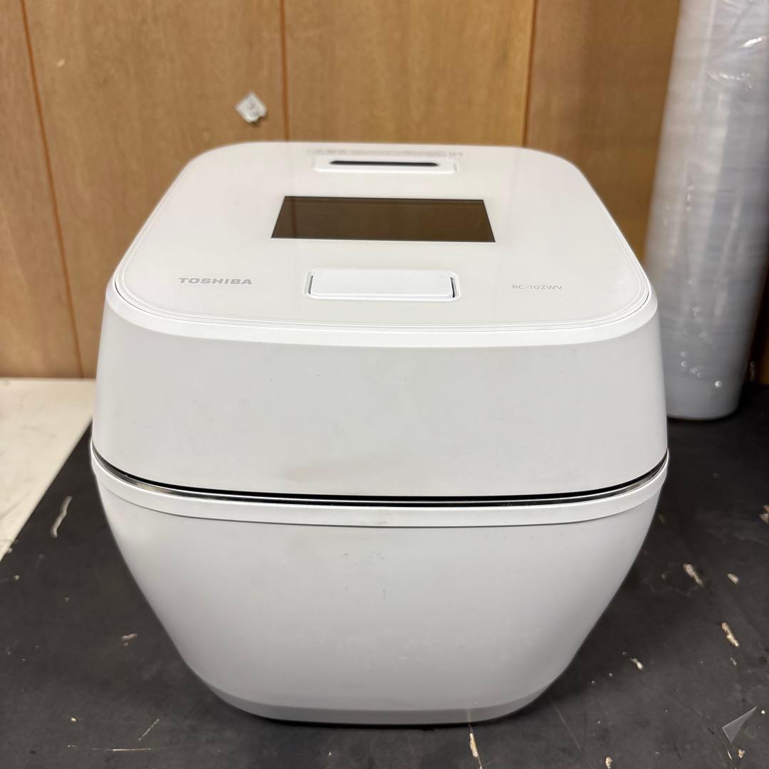 TOSHIBA RC-10ZWV 炊飯器 ホワイト 2023年　ジャンク