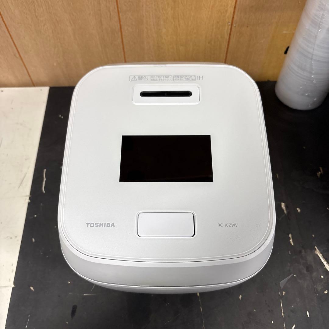 TOSHIBA RC-10ZWV 炊飯器 ホワイト 2023年　ジャンク