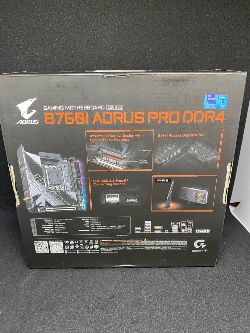 GIGABYTE B760i AORUS PRO DDR4 マザーボード
