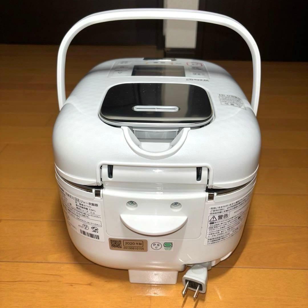 Panasonic 炊飯器 Wおどり炊き SR-JW058-W 2020年製