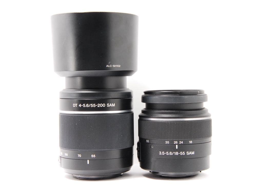 SONY α65 ダブルレンズ スマホ転送　望遠 一眼レフ STV-A65