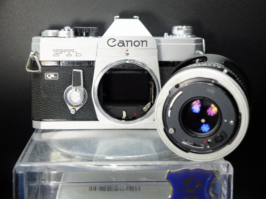 キャノンFTb前期型／FD50mmf1.8SCフード付【実写確認済整備品】
