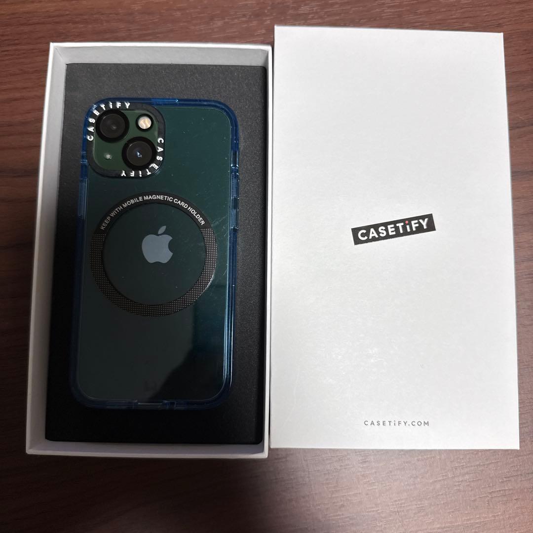[中古]iPhone 13 mini グリーン 256GB 最大充電77%