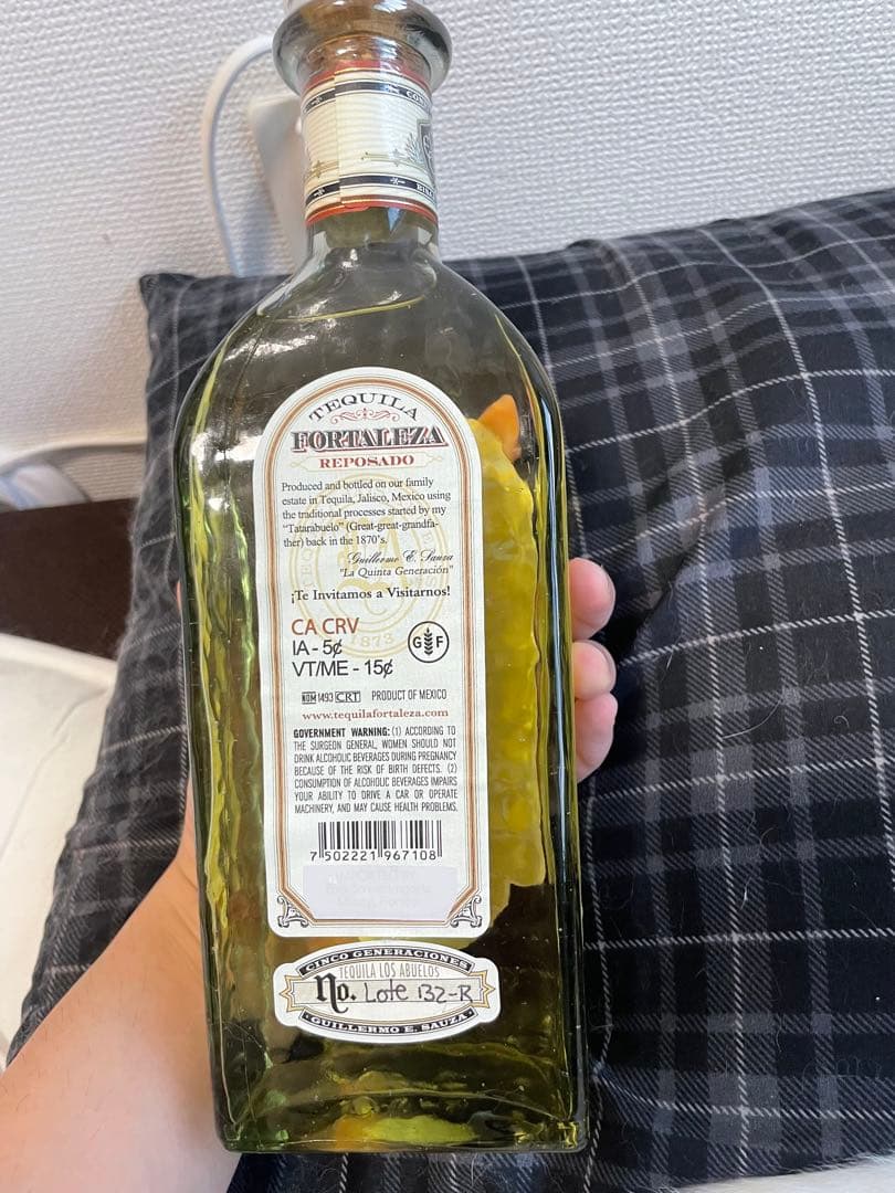 ウイスキー Fortaleza Tequila Reposado 40%