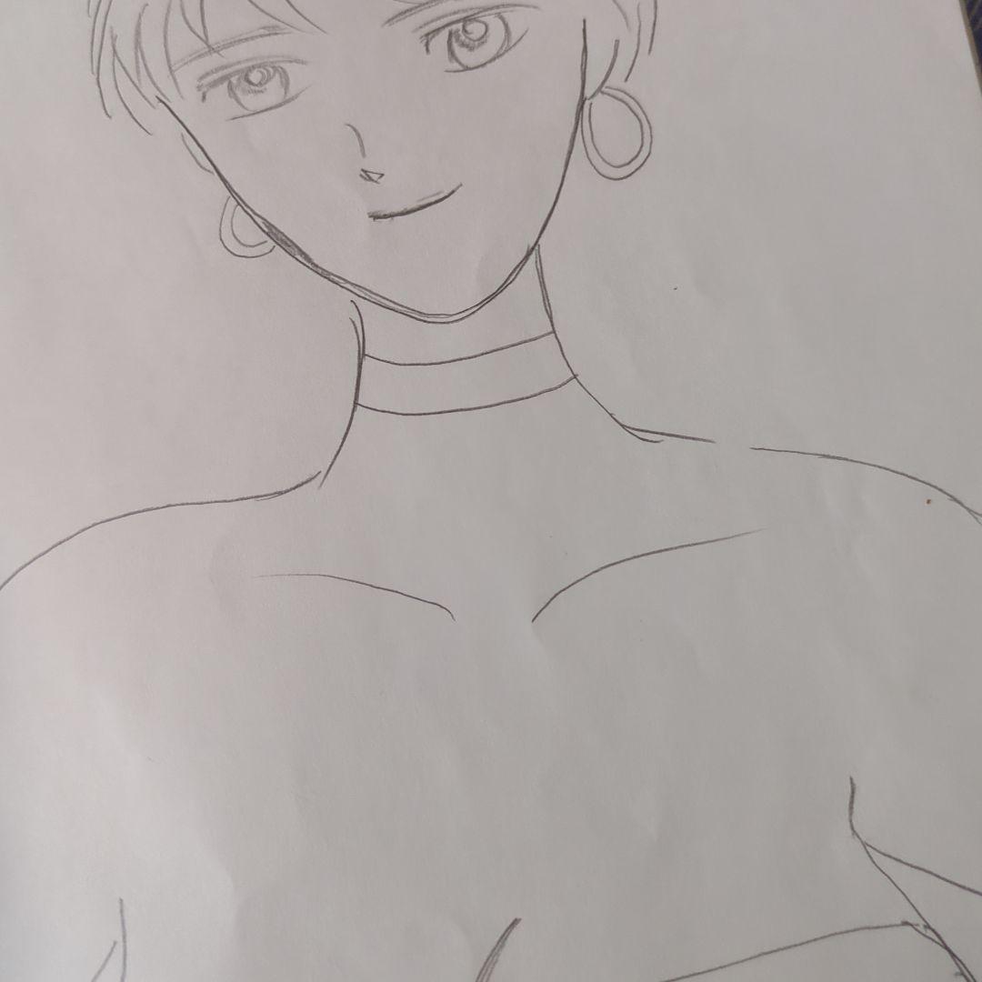 アニメ風ショートカット女性